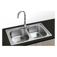 Bancas de Cozinha |Encastrar |Banca Encastrar DUBLIN 800 x 440 Inox Ref: MB07441600